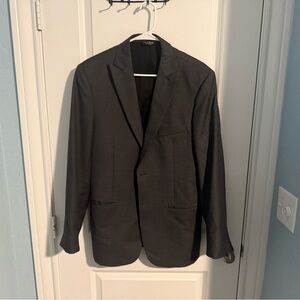 Jos. A. Bank Charcoal Travelers Collection Blazer 100% Wool Size 40 LG